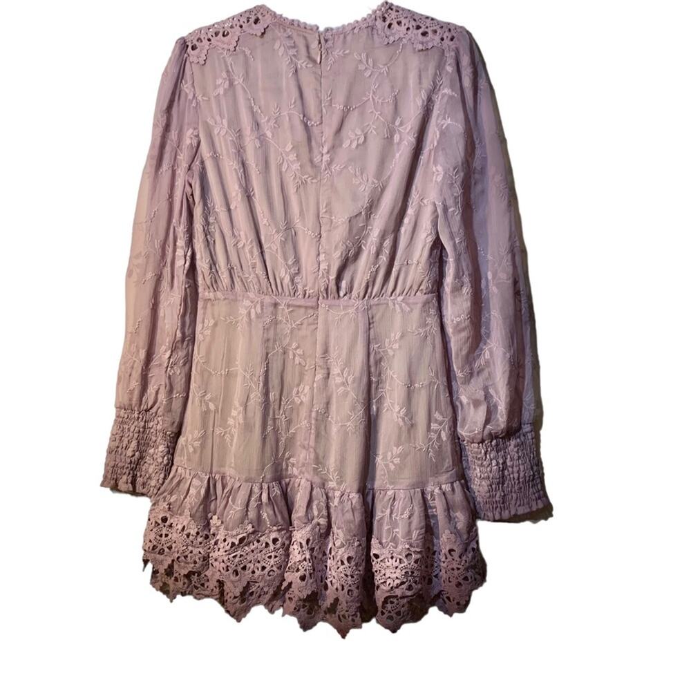 Lilac Lace MINI dress size Medium NWT - Picture 6 of 16